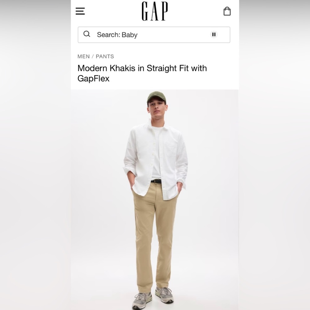 6 pairs Men’s Modern Straight Fit Pants